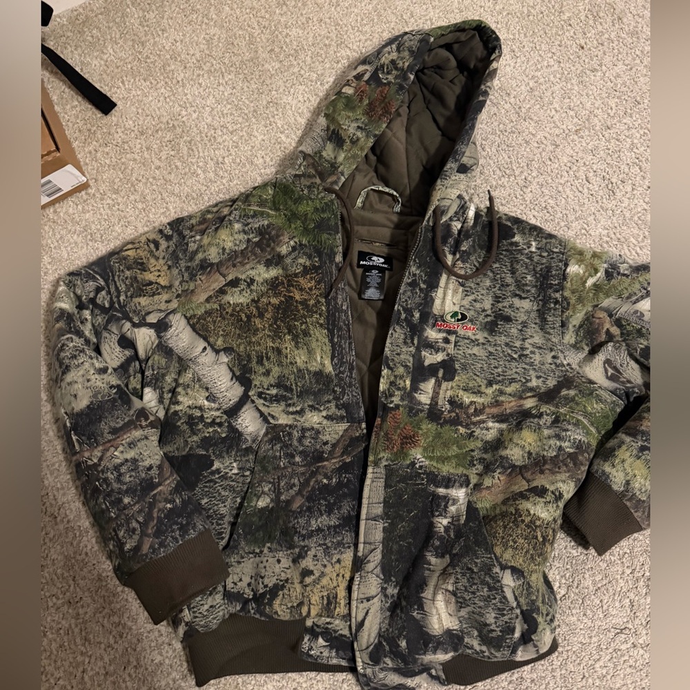 Mossy Oak Forest Camo Hooded Jacket